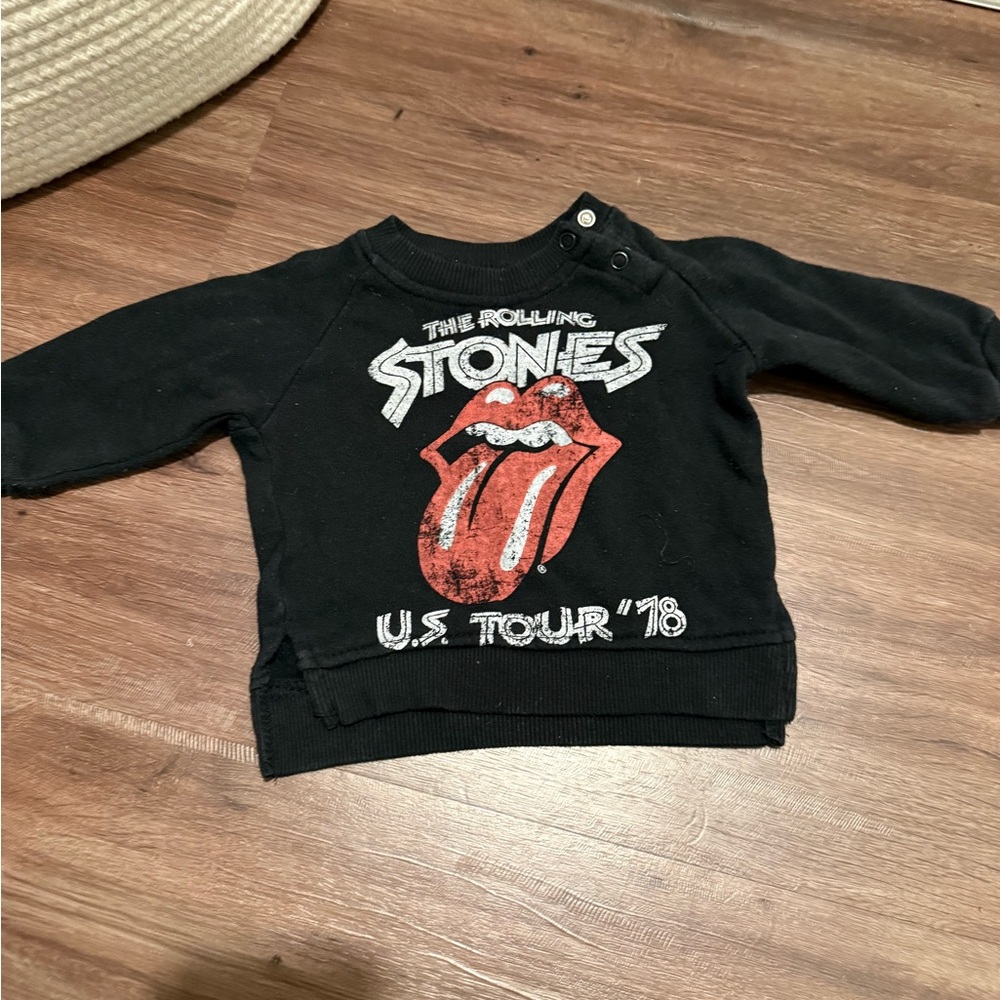 Rolling Stones Kids Black Sweatshirt